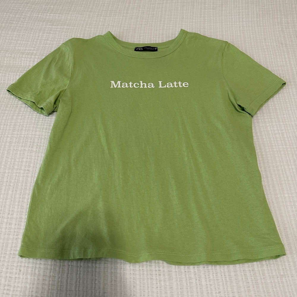 Matcha Latte Zara Shirt